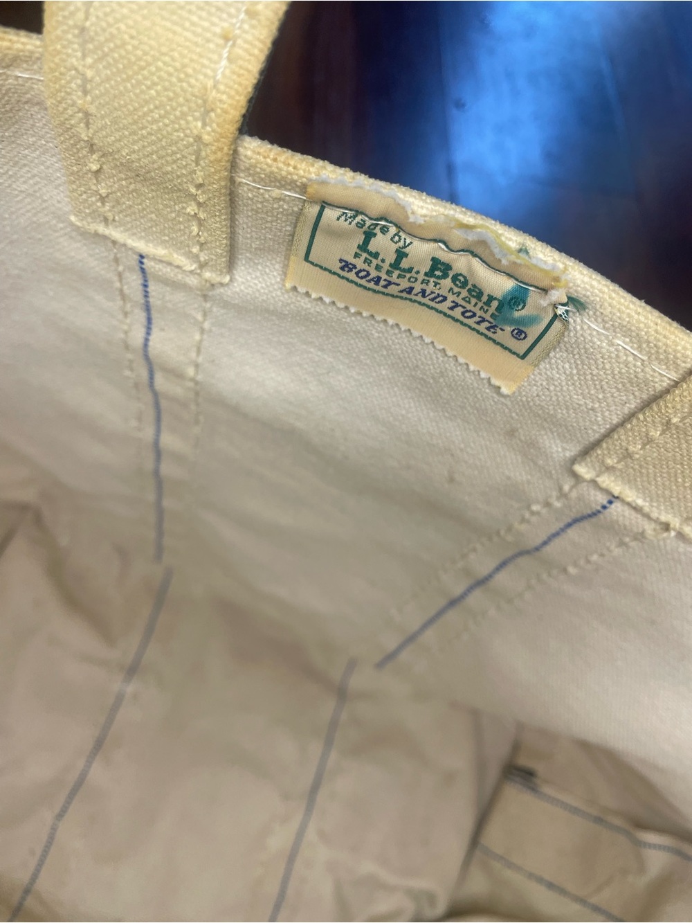 LL Bean 80’s Vintage Totes Bag